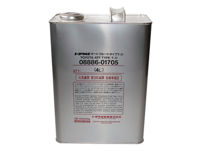 TOYOTA ATF Type T-IV арт. 0888601705